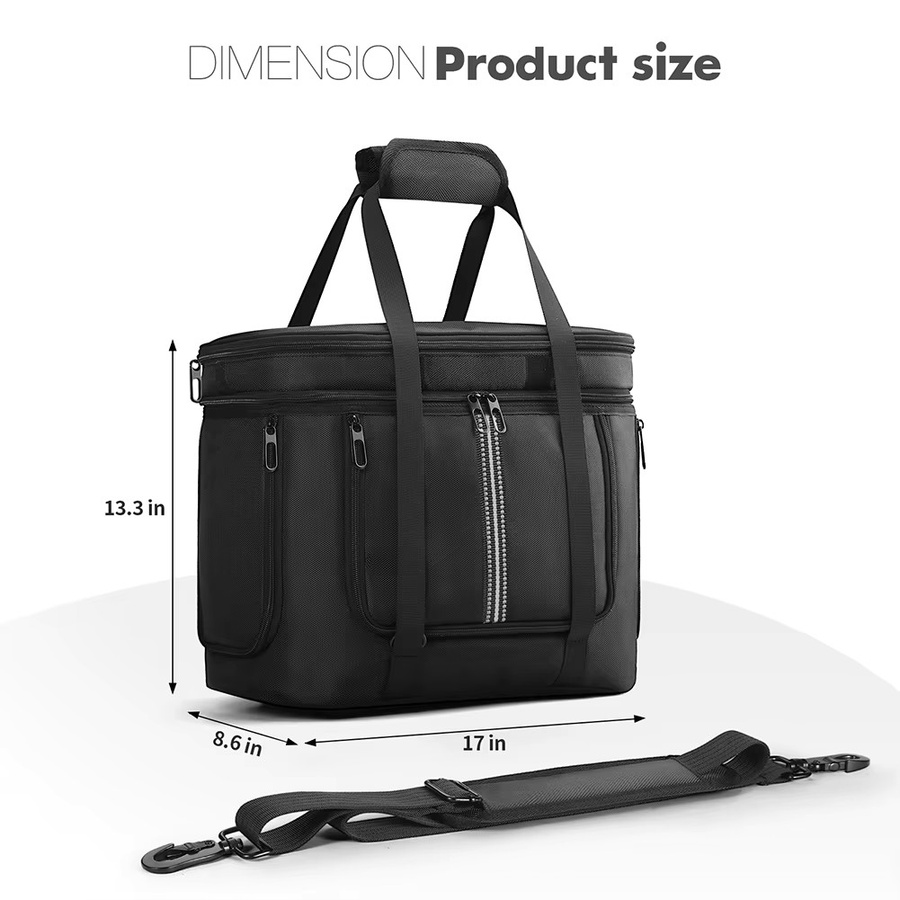 Anker Tragetasche für SOLIX C1000 Portable Power Station, wasserdichte Schutzhülle, Schwarz - Bild 6