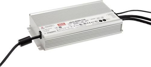 MEAN WELL HLG-600H-24AB LED-Treiber Konstantspannung 600W Silber dimmbar mit 3 in 1 Dimmer Funktion IP67 - Bild 1
