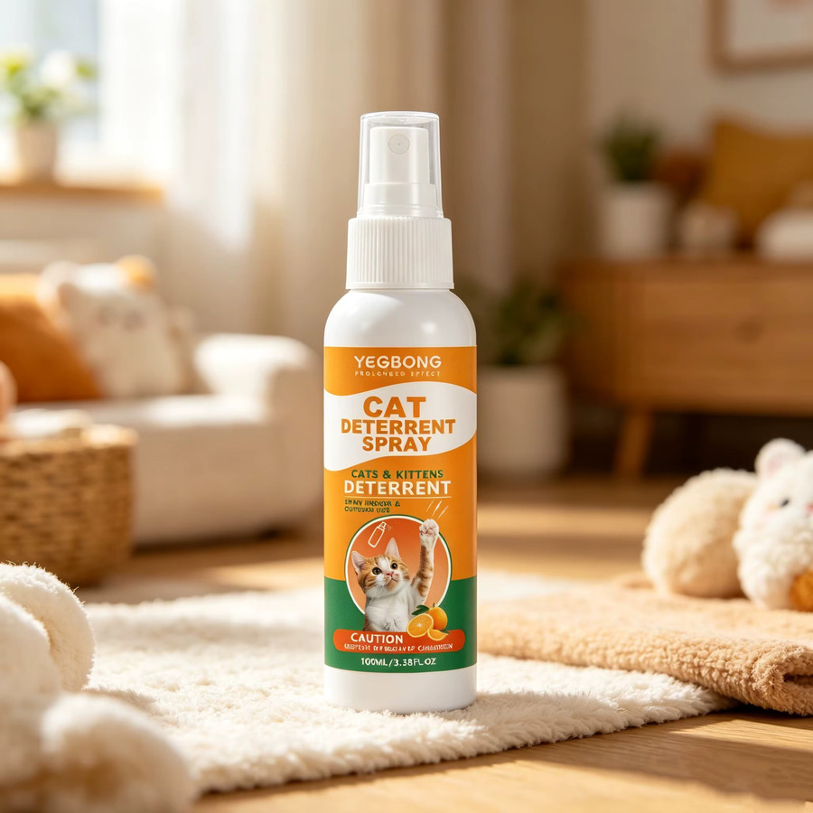 YEGBONG Katzenabwehrspray in Weiß zur Geruchsbeseitigung und gegen Urinieren, Kratzen sowie Beißen an Möbeln und Teppichen - Bild 3
