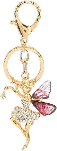 Neoglint Schlüsselanhänger Feen-Schlüssel, Rose beige, Unisex - Bild 1