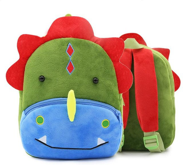 Kidsly Plüsch Rucksack, Cartoon-Tiere, Schultasche - Bild 1