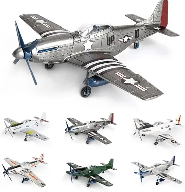 GRAPMAN Mustang P-51D Kampfflugzeug, 1:48, Bausatzmodell - Bild 1