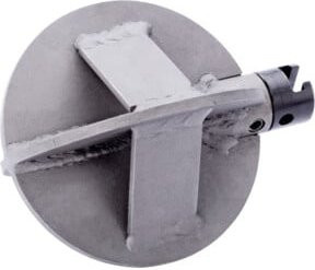 Rothenberger Kugelkopffräser mit 22 mm Kupplung, 4-Blatt, Farbe: Silber, Durchmesser: 9,5 cm - Bild 1