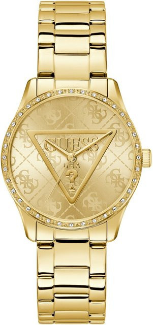 Guess Armbanduhr Roxy, Quarz, Edelstahl, Gold, 36 mm, Damen - Bild 1