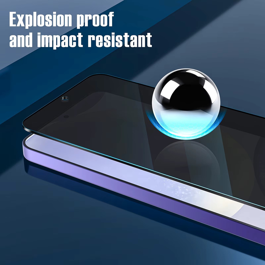 Anti-Spy Privatsphäre Displayschutzfolie aus gehärtetem Glas für Samsung Galaxy A25 5G, A24, A23, A22, A21S, A73, A72, A71, A70, A06, A05, A05S, A20S, A21 - Bild 5