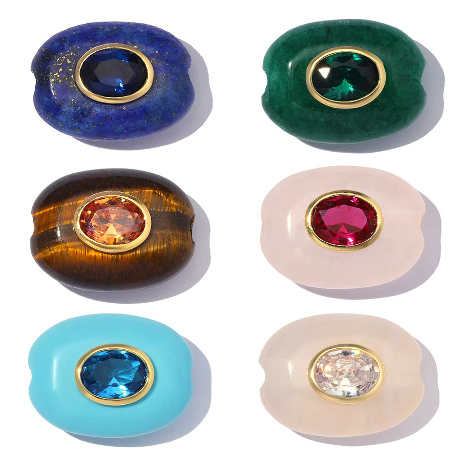 vnistar Armband, Zirkon, Tigerauge-Stein, Damen - Bild 1