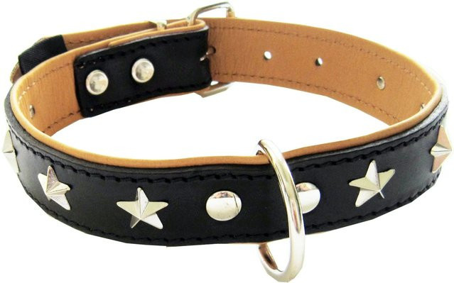 Heim Schmuckhalsband Stern, Schwarz, Breite 25 mm, Länge 55 cm - Bild 1