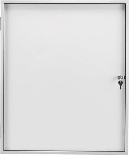Magnetoplan Schaukasten 1215000 für 4 x DIN A4 in Silber und Weiß mit Aluminiumrahmen und Acrylglas für den Innenbereich - Bild 1