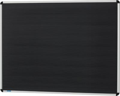Stecktafel Ultradex Planrecord für Wandmontage mit 61 waagerechten Schienen, schwarz, B: 102 cm, T: 2,2 cm, H: 77 cm - Bild 1
