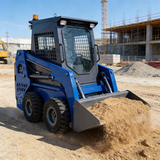 JC25 Kompaktlader Mehrzweck-Exportmodell in Blau mit 380kg Traglast - Bild 1