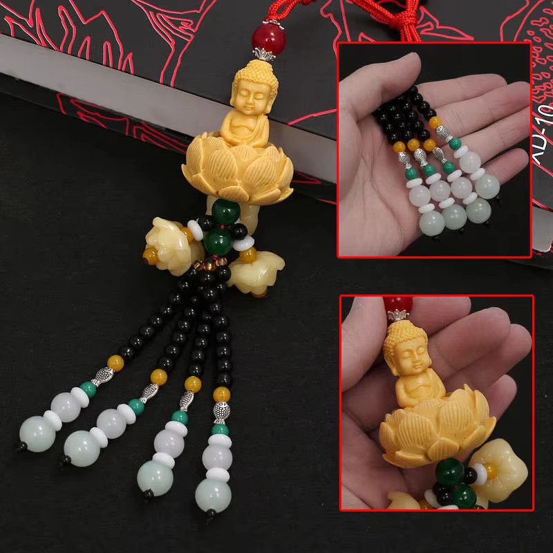 Auto-Anhänger Buddha, Kunstharz, Unisex - Bild 4