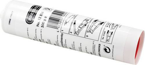 Pressol EP-Hochleistungsfett NLGI 2 in der Schraubkartusche, Weiß, 500 g - Bild 1