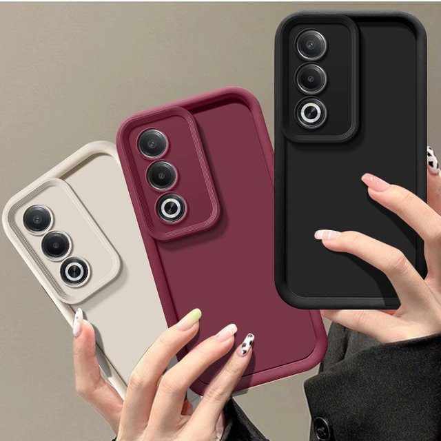Luxus Handyhülle für OPPO A3 5G (CPH2639) in Weiß mit Sturzschutz und mattem Finish - Bild 1
