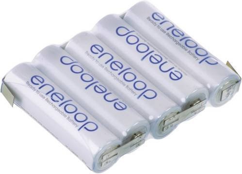 Panasonic BK3-MCCF Akkupack 5x Mignon AA NiMH 6V 1900 mAh mit Z-Lötfahne - Bild 1