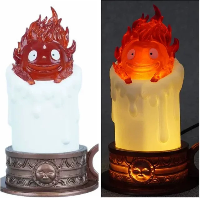 Bandai Howl's Moving Castle Calcifer, Leuchtende Figur, 13cm - Bild 1