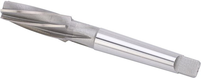 TOMTOP Spiralreibahle mit 1:10 Kegelschaft aus Schnellarbeitsstahl in Silber, B/T/H: 17 x 50 x 22 mm - Bild 1