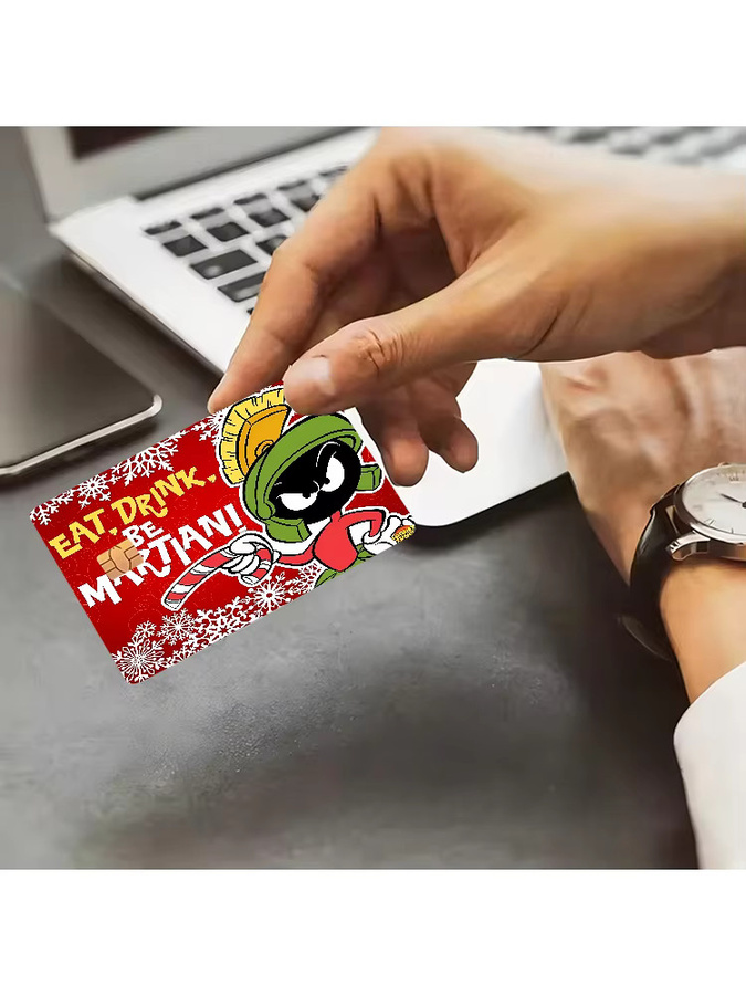 M-Marvin The M-Martian Cartoon Anime Sticker Skin für Debit- und Kreditkarten - Bild 7