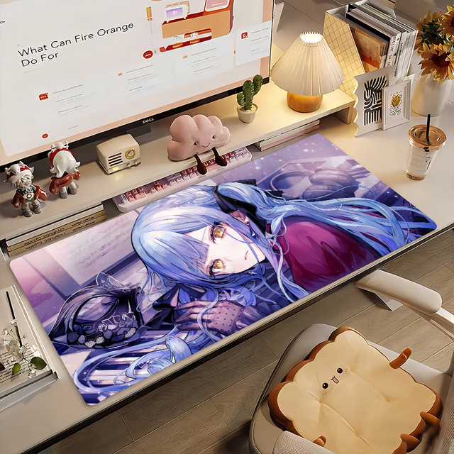Anime B-BanG Dream Mauspad rutschfeste Gamer-Computermatte in Multicolour für Schreibtisch und Laptop - Bild 1