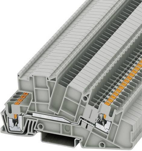 Phoenix Contact 3213951 Installationsklemme mit Schnellanschluss, 5,2 mm, Grau - Bild 1