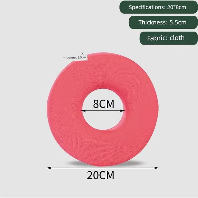 TAOMall Anti-Druckgeschwür Schwammkissen zur Pflege von Gesäß und Steißbein für bettlägerige Senioren, Farbe: Pink, Breite: 20 cm - Bild 1