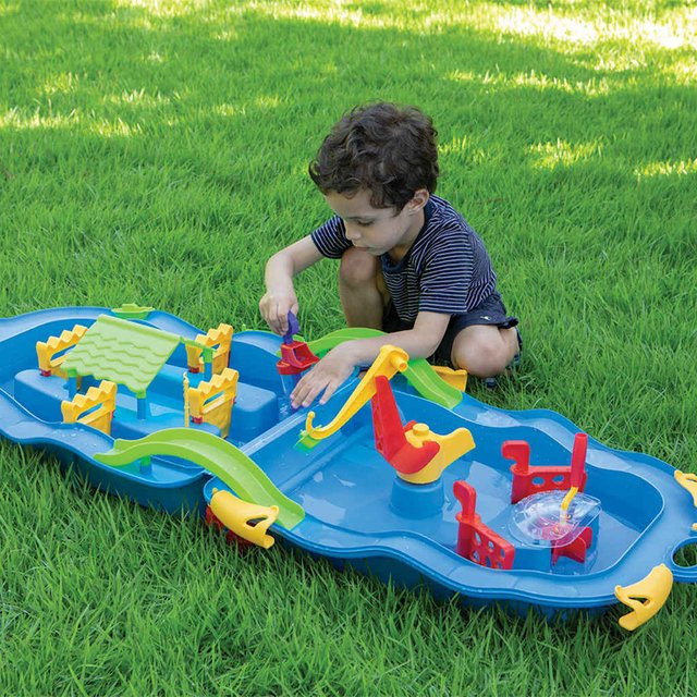 Vidaxl Wasser-Spielplatz auf Rädern, Kunststoff, Bunt / Mehrfarbig - Bild 1