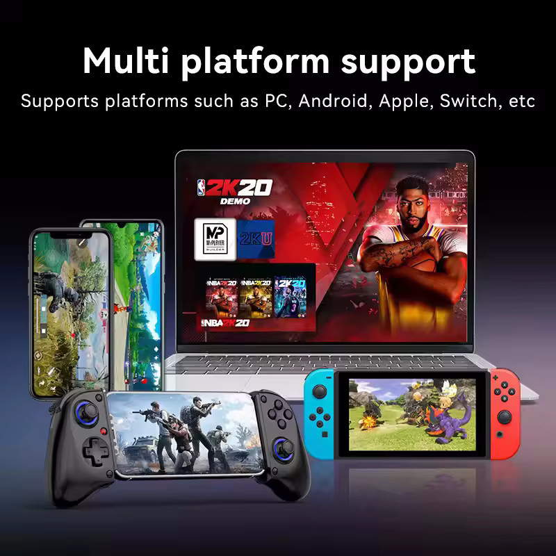 AyeBeau Bluetooth Wireless Gamepad Controller in Schwarz für PS4, PS3, Xbox, PC, iPhone, iOS und Android Mobile Geräte - Bild 4