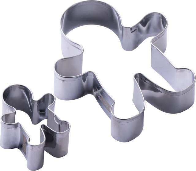 Zenker Ausstecher-Set Lebkuchenmann The Christmas Candy Shop aus Edelstahl in Silber - Bild 1