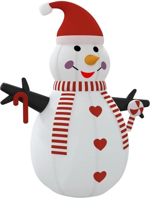 vidaXL Aufblasbarer Schneemann mit LEDs, Höhe: 300 cm - Bild 1