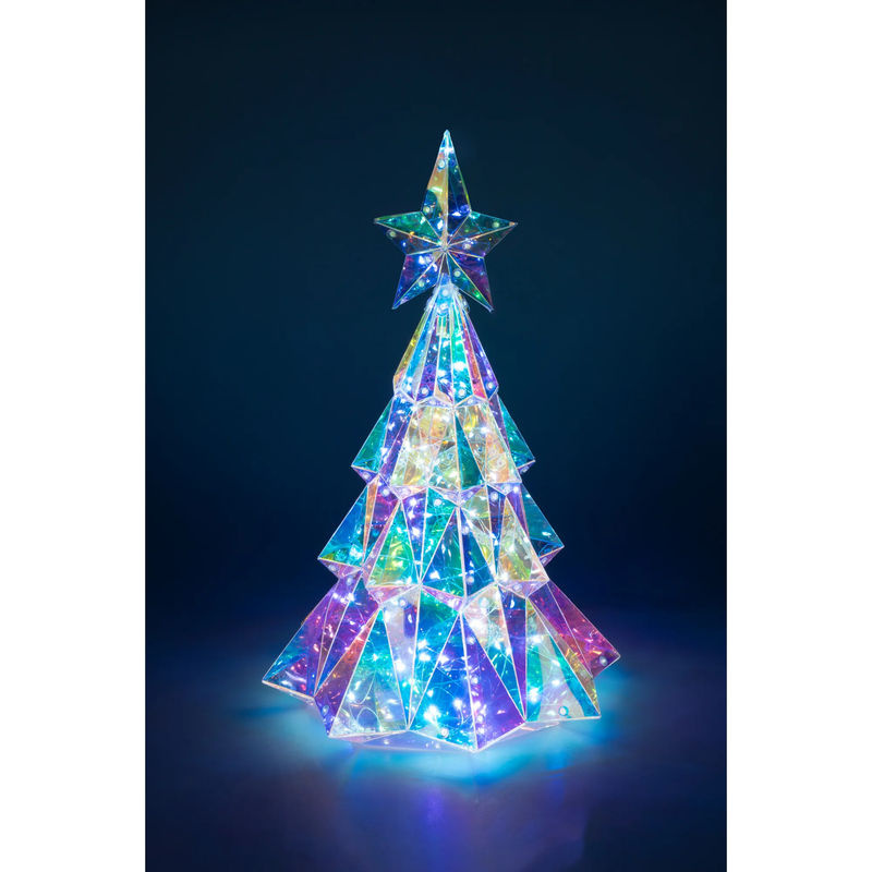 LED-Dekofigur Tanne Galaxy von viva domo in mehrfarbig für Weihnachten - Bild 2