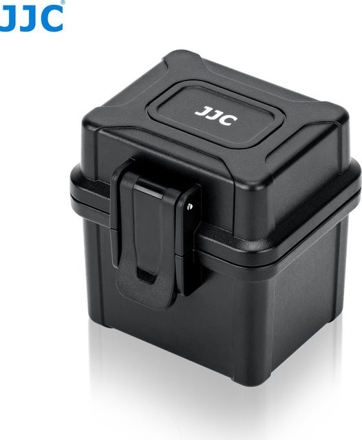 Jjc Tragbarer Kamera Karten- und Batterieorganisator in Schwarz für Nikon EN-EL9 EN-EL10, Ricoh DB-110, Canon NB-13L, Sony NP-BX1 und Fujifilm NP-50 - Bild 1