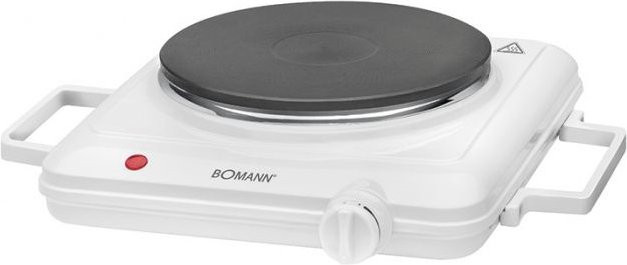 Bomann Einzelkochplatte EKP 5027 CB in Weiß mit Cast Radiant Heizplatte - Bild 1