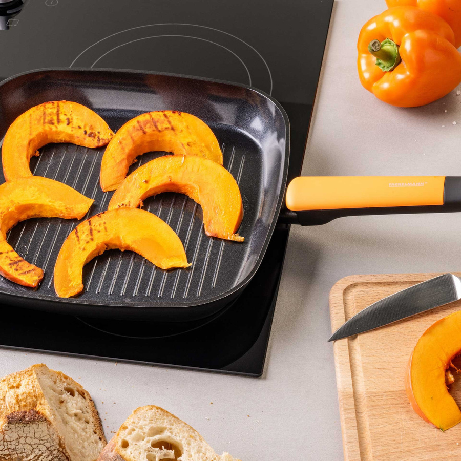 Fackelmann Grillpfanne Soft Collection aus Keramik in Schwarz mit Ø 28 cm Durchmesser - Bild 2