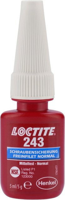Loctite Schraubensicherung 243 mittelfest 5 ml - Bild 1