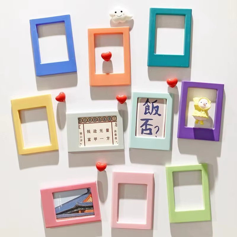 Magnetfotorahmen für Fujifilm Instax Mini Filme, 3-Zoll quadratisch, Multicolor, für Instax Mini 99, SE, 40, EVO und Link 2 - Bild 2