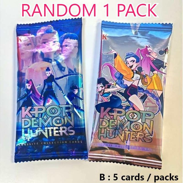 Yiran toy 1 Kpop Dämonenjäger Sammelkarten Anime Englische Version 5-teiliges Set - Bild 1