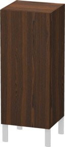 Duravit L-Cube indiv. Halbhochschrank mit Glastür, Nussbaum gebürstet, B/T/H: 20 x 25 x 90 cm - Bild 1
