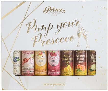 Prinz Pimp your Prosecco, Likör & Aperitif, 7 x 0,04 l