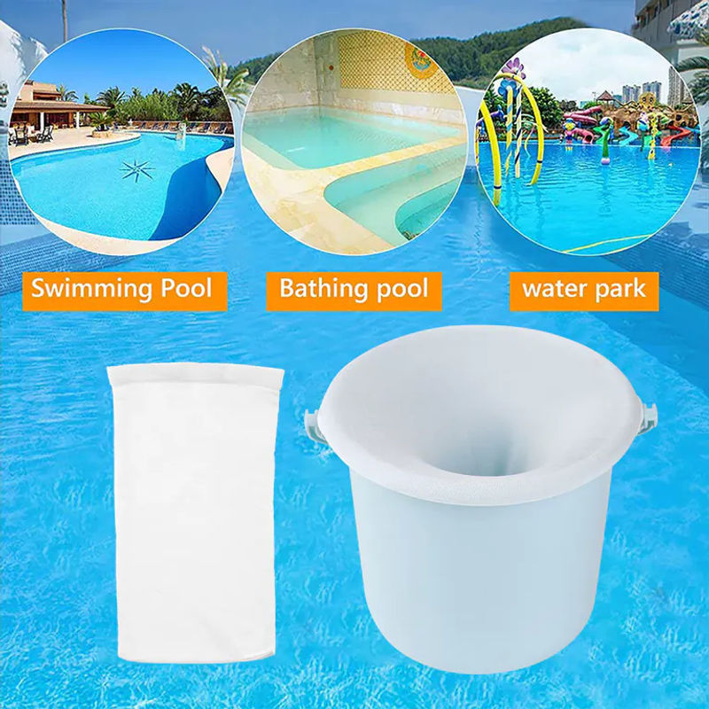 APWIKOGER Reinigungsfilter-Aufbewahrungssocken für Pool-Skimmer aus Nylon, Weiß - Bild 3