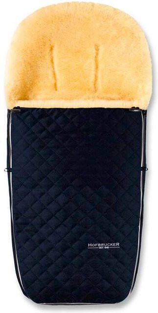 Hofbrucker Kinderwagen Lammfell-Fußsack Polaris in Blau mit Oeko-Tex 100 Zertifizierung - Bild 1