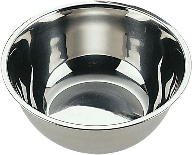 Stalgast Küchenschüssel aus Edelstahl, silber, Ø 30 cm x H 11 cm, 5000 ml - Bild 1