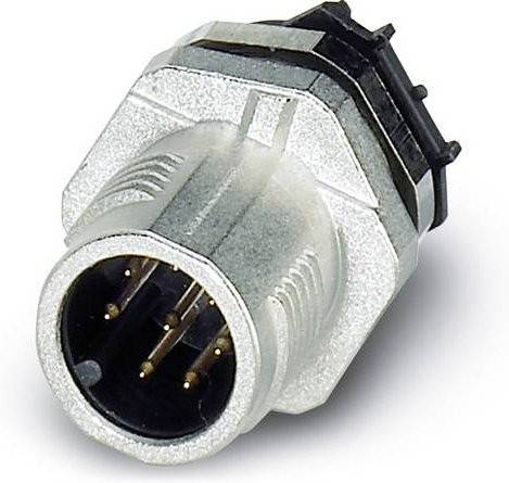 Phoenix Contact Sensor-Aktor-Einbausteckverbinder M12 Stecker in Silber, 8 Polzahl, Schraubanschluss - Bild 1