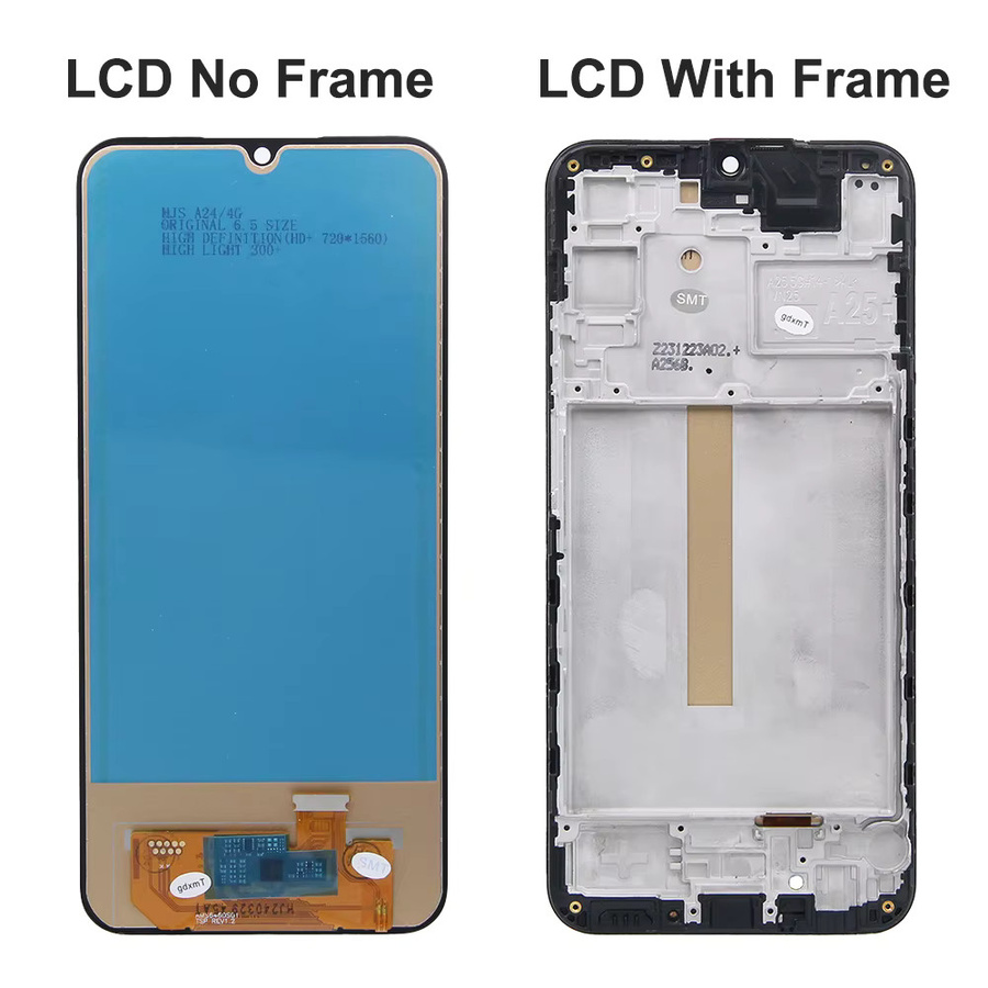 Samsung Galaxy A25 Ersatz TFT-Display mit Rahmen und digitalem Touchscreen in Schwarz - Bild 2