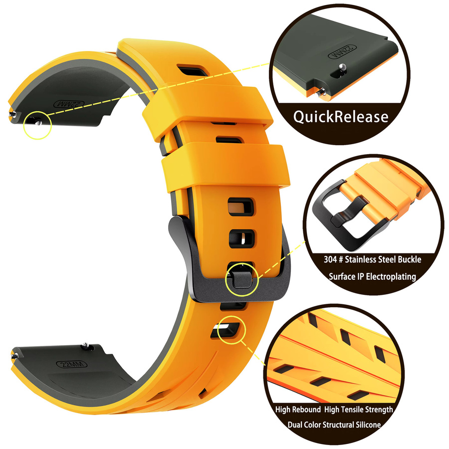 Xiaomi Uhrenarmband Silikon, 22 mm - Bild 3