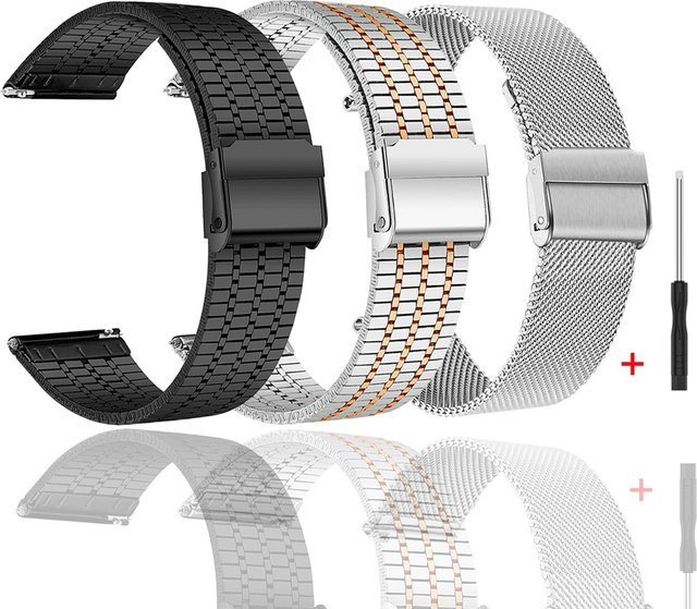 COROS Uhrenarmband Edelstahl, Unisex - Bild 1