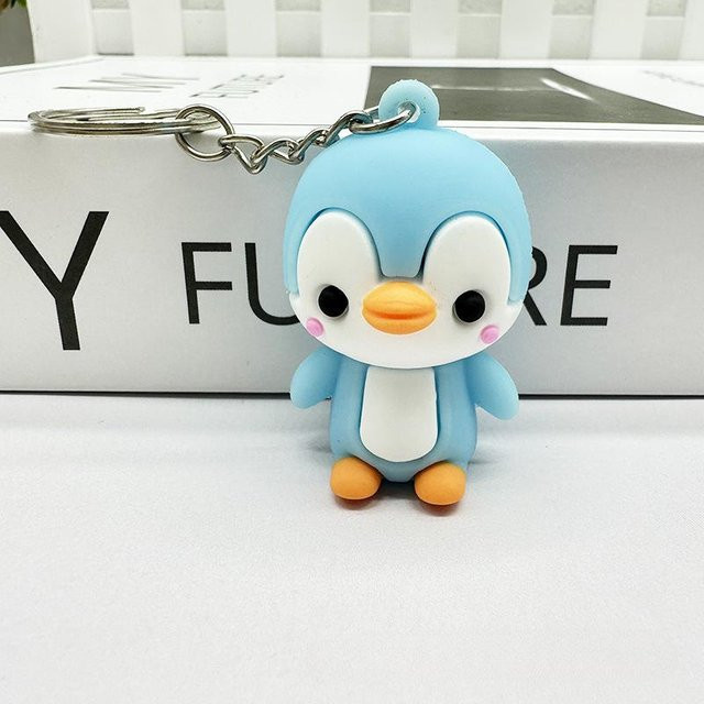 Linyi toy Schlüsselanhänger Pinguin, himmelblau, Unisex - Bild 1