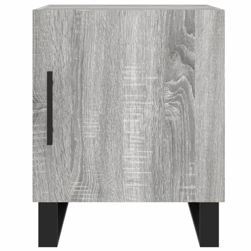 Vidaxl Nachttische Set 2 Stück Modern in Grau, B/T/H: 40 x 40 x 50 cm - Bild 5