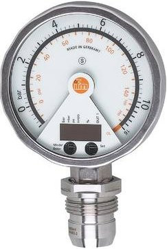 Ifm Electronic Drucksensor PG2894 mit M12 Anschluss, 1 Öffner, 1 Schließer und Analogausgang, Messbereich -14.5 psi bis 145 psi - Bild 1