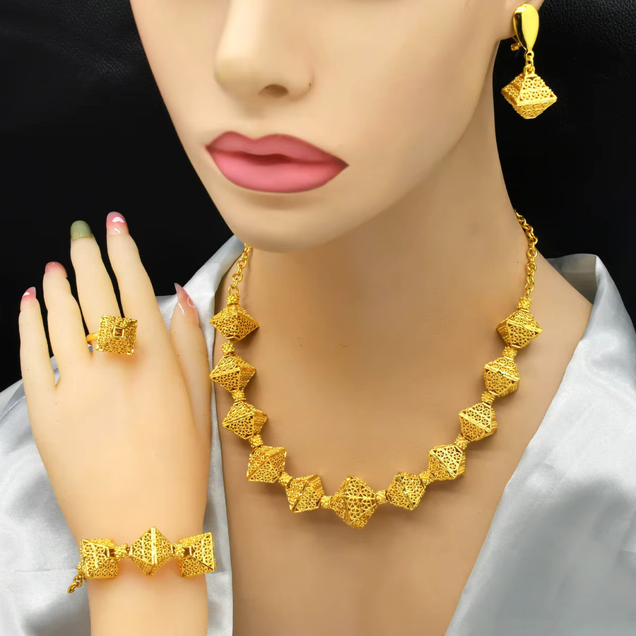 ANIID Schmuck-Set, Perlen, Gold, Damen - Bild 4