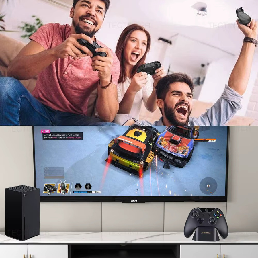 TECTINTER Controller Halterung für Xbox Serie S X und Xbox One S X, Desktop Display Stand, Schwarz - Bild 4