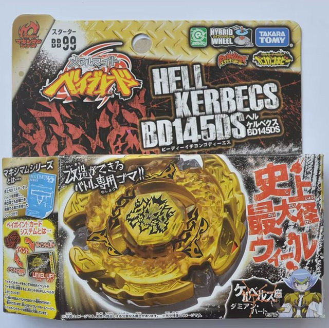 TAKARA TOMY Metal Battle Fusion Top BB99 Hell Kerbecs BD145DS, mit Lichtstarter - Bild 1